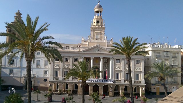 The Ayuntimiento viewed from out terrace